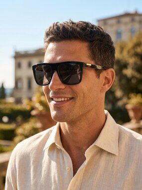 Gucci GG0748S Black Grey Sunglasses | Authentic | New w/ Case | 59-17-145